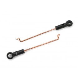 Eflite Servo Pushrod Set with/Ball Link (2): BMSR