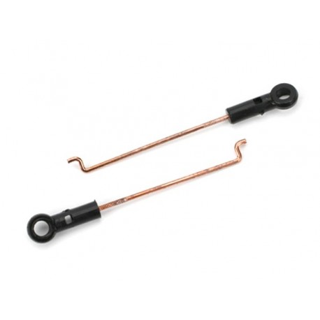 Eflite Servo Pushrod Set with/Ball Link (2): BMSR