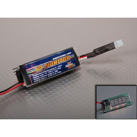 HK Voltage & Temperature Monitor 2-6S (0-150C)
