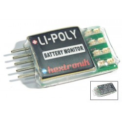 HXT Battery Monitor for 4S lipo