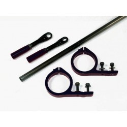 TREX 600 Tail Pushrod Kit - BLACK