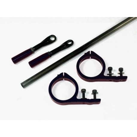 TREX 600 Tail Pushrod Kit - BLACK