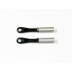 TREX 600 Replacement Tail Pushrod Ends - SILVER