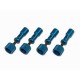 TREX 700 Canopy Mounting Set - BLUE
