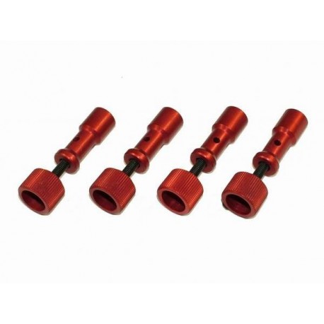 TREX 700 Canopy Mounting Set - RED