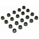 M3 Socket Screw Finishing Caps - BLACK