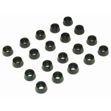 M3 Socket Screw Finishing Caps - BLACK