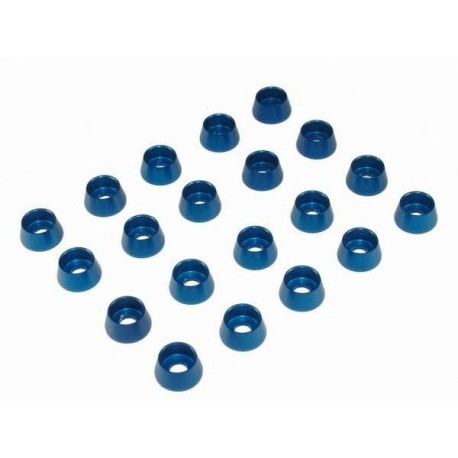 M3 Socket Screw Finishing Caps - BLUE