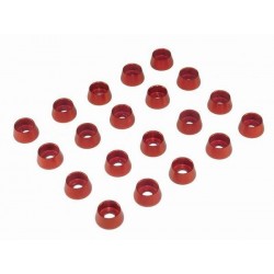 M3 Socket Screw Finishing Caps - RED