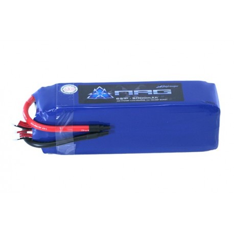 OUTRAGE 5C NRG35 6S1P 22.2V 5000mAH 35C - T-REX 600/LOGO 500
