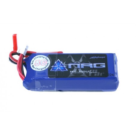 OUTRAGE 5C NRG25 3S1P 11.1V 800mAH 25C-XTREME-Outdoor Lama