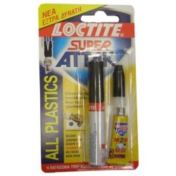 ALL PLASTICS SUPER ATTACK LOCTITE