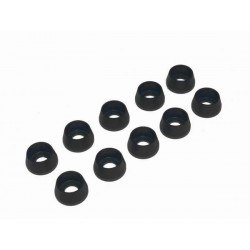 M4 Socket Screw Finishing Caps - BLACK