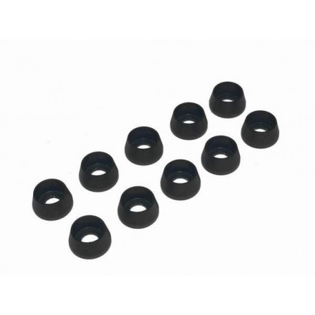 M4 Socket Screw Finishing Caps - BLACK