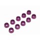 M4 Socket Screw Finishing Caps - PURPLE