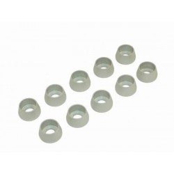M4 Socket Screw Finishing Caps - SILVER