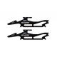 Carbon Fiber Side Frame (2pcs) - Eflite Blade 400