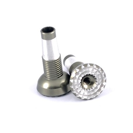 Aluminum Control Stick for JR - GREY (2pcs)