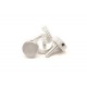 Aluminum CNC Canopy Thumb Screws (4pcs) - SILVER for All Helis