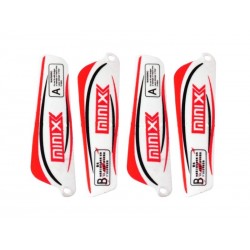 Copter Mini X 6025-1 Main Rotor Blades (Red)