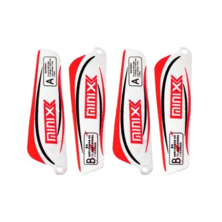 Copter Mini X 6025-1 Main Rotor Blades (Red)
