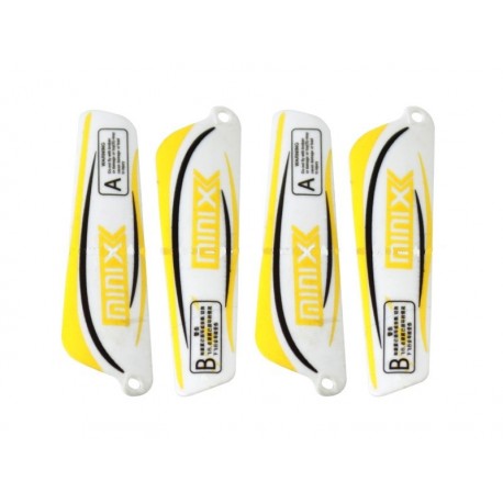 Copter Mini X 6025-1 Main Rotor Blades (Yellow)