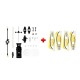 Copter Mini X 6025-1 Main Rotor Head Not Asse. w/Blade(Yellow)