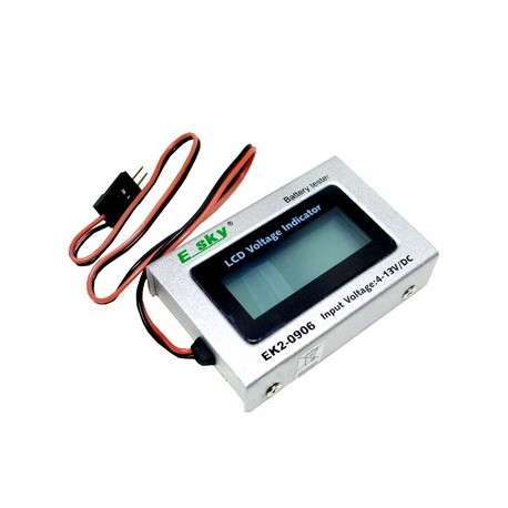 E-SKY Battery Checker from 4.0V to 13.0V DC