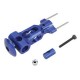 Eflite Aluminum Head Block/Rotor Housing Set, Blue: B400