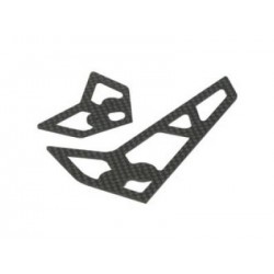 Eflite Stabilizer/Fin Set, Carbon Fiber: B400