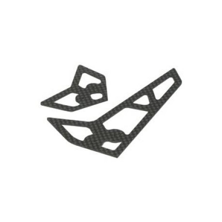 Eflite Stabilizer/Fin Set, Carbon Fiber: B400