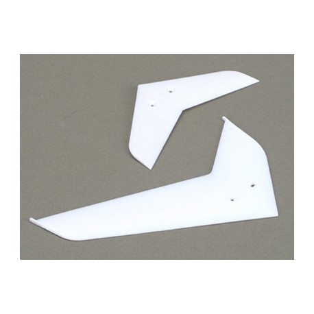 Eflite Stabilizer/Fin Set, White: B400