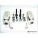 MicroHeli Blade Grips w/ Mixing Arms (SILVER) - Blade 400/3D