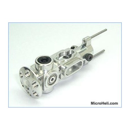 MicroHeli Precision CNC Center Hub in SILVER - Blade 400