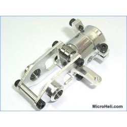 MicroHeli Precision Tail Pulley Case (SILVER) - Blade 400