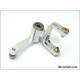 MicroHeli Dual-Arm Double BB Bell Crank (SILVER) - Blade 400/3D