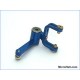 MicroHeli Dual-Arm Double BB Bell Crank (BLUE) - Blade 400/3D