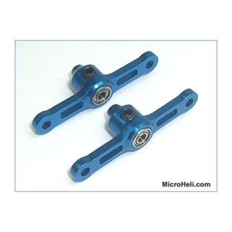 MicroHeli Precision CNC Hiller Control Lever (BLUE) - BLADE 400