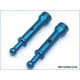 MicroHeli Aluminum Canopy Mount (Blue) - TREX500