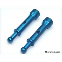 MicroHeli Aluminum Canopy Mount (Blue) - TREX500