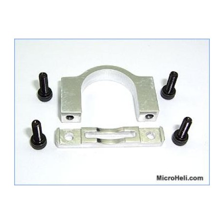 MicroHeli Aluminum CNC Horizontal Fin Holder (BLUE)TREX 500