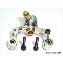 MicroHeli Precision CNC Tail Pitch Slider (SILVER) - T-REX 500