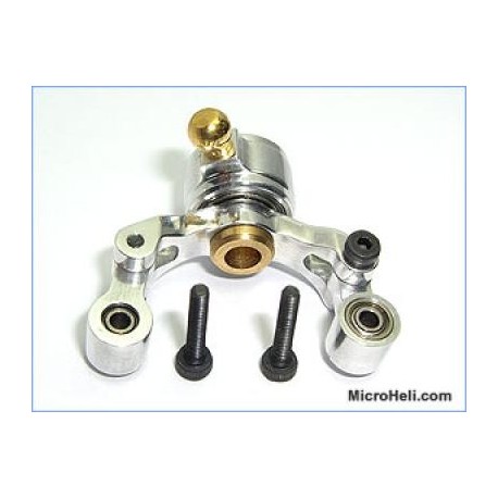 MicroHeli Precision CNC Tail Pitch Slider (SILVER) - T-REX 500