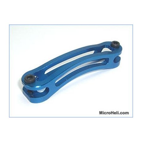 MicroHeli ALuminum Tail Boom Support Brace ( BLUE ) - TREX 700