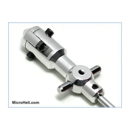 InnerShaft w/ Al Rotor Hub (SILVER) -Blade CX/Cx2/CX3/Lama 2/3/4