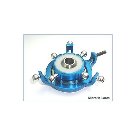 MicroHeli 120 CCPM Deluxe Swashplate ( BLUE ) - BLade 400