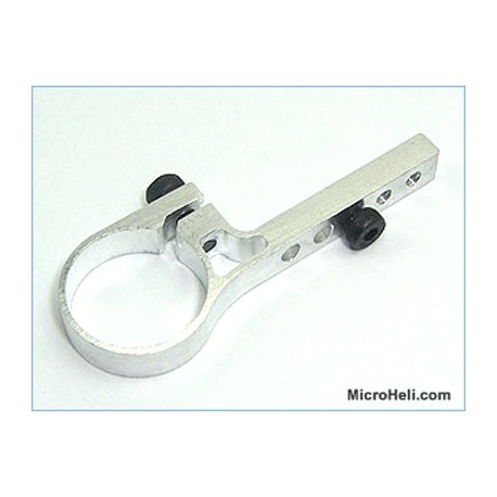 MicroHeli Tail Servo Mount ( SILVER ) - BLADE 400