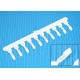 Nylon Snap-Click style clevis 10pc