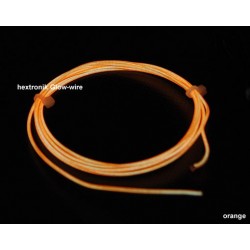 hexTronik Lumifly Glow Wire ORANGE 1.2mtr