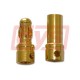 Gold connector φ6.0mm pair